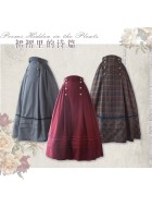 Surface Spell Poems Hidden In The Pleats Vintage Long Skirt(Limited Pre-Order/3 Colours/Full Payment Without Shipping)